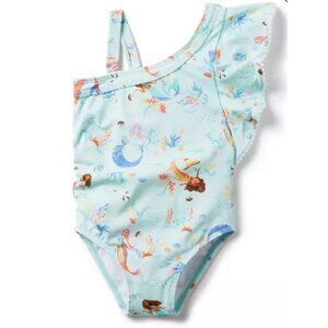 Janie and Jack Disney The Little Mermaid Recycled Swimsuit 7